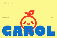 Bold Retro Branding Font - Garol