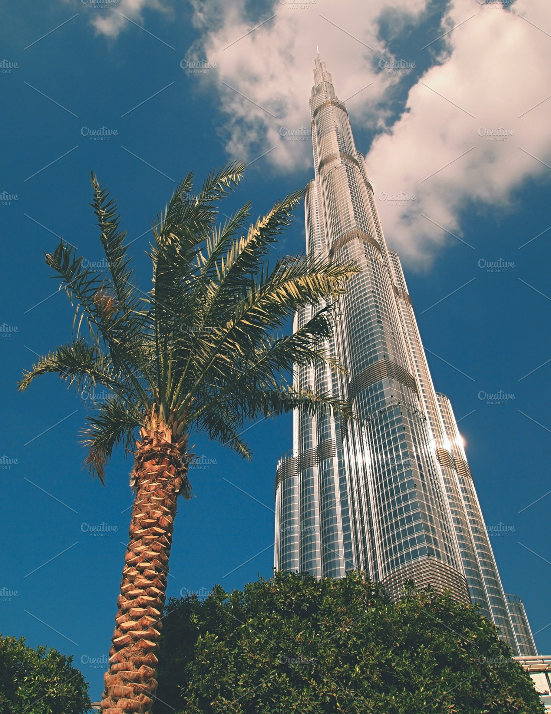 Burj Khalifa and palm :)