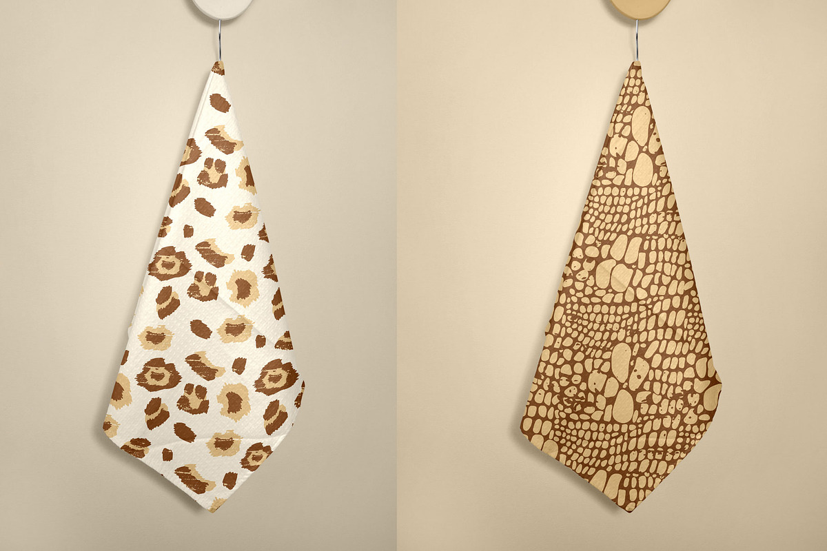 Towel Mockup | Textured | Layered, a Household Mockup by bazarova (Photo 4 of 9)
