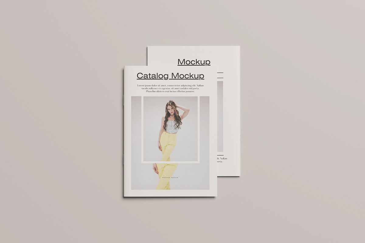 A4 Catalog Brochure Mockup, a Product Mockup by AKMAL STUDIO