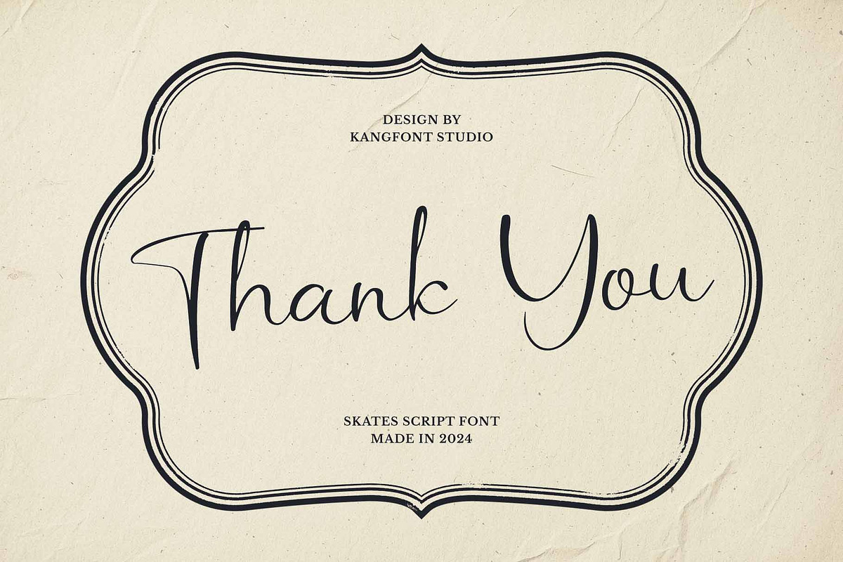 Skates – Elegant Script Font, a Script Font by kangfont Studio (Photo 10 of 10)