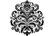 Baroque Black Floral Ornament Set, an Object Graphic by Designer_Momina (Thumbnail 8 of 13)