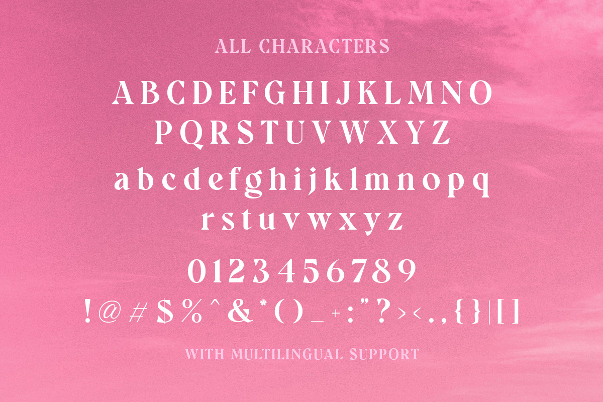 Quatro - A Modern Serif Font, a Sans Serif Font by Letterhend Studio (Photo 9 of 9)
