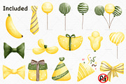 Baby boy monkey Watercolor clipart, an Animal Illustration by Vavavan Artwork (Thumbnail 3 of 4)