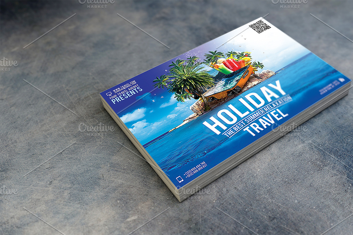 Holiday Travel Flyer, a Flyer Template by CREATIVE DUDE (Photo 6 of 8)