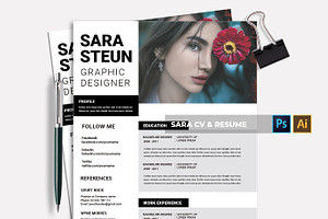 Sara Teun Steve CV & Resume