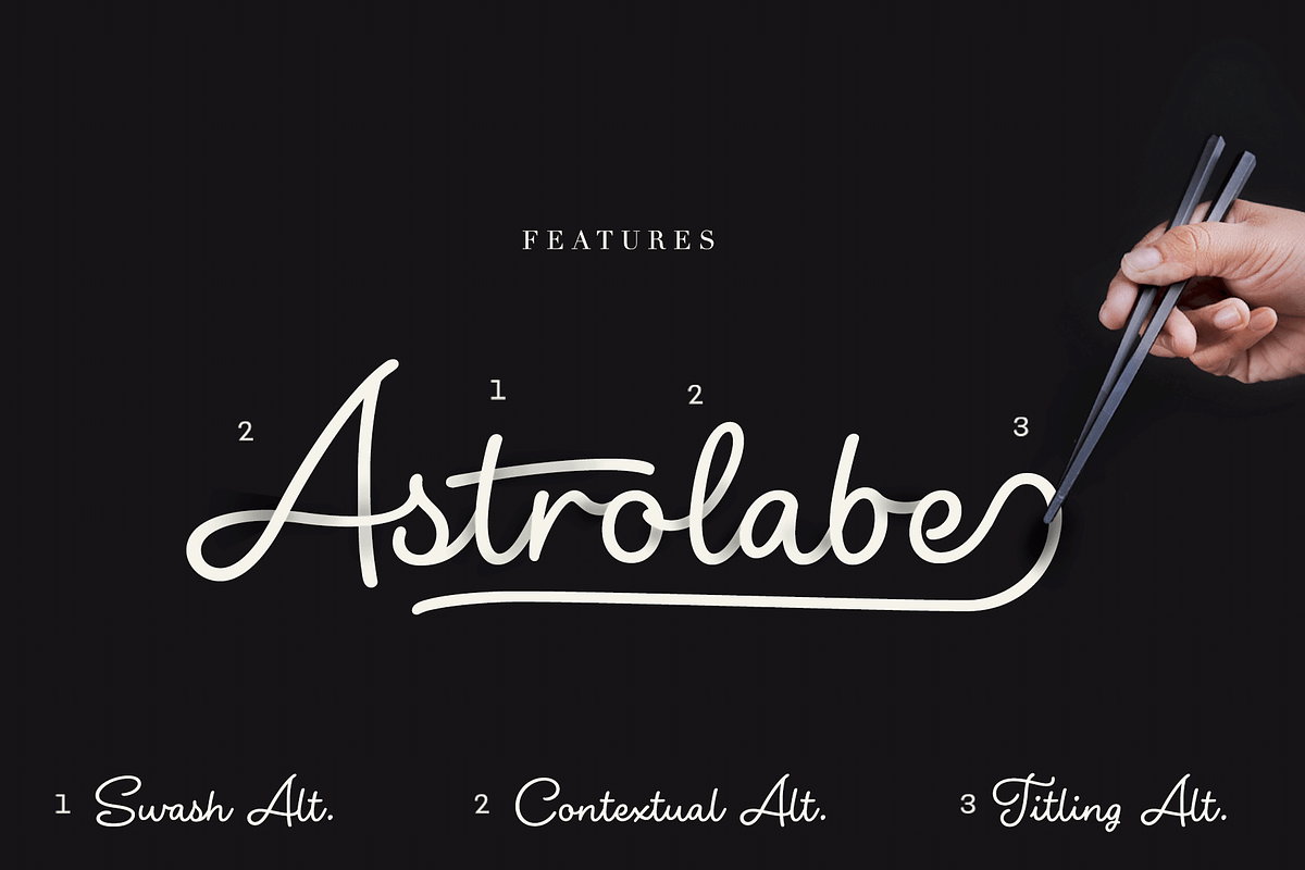 Shirataki Script Font preview 6