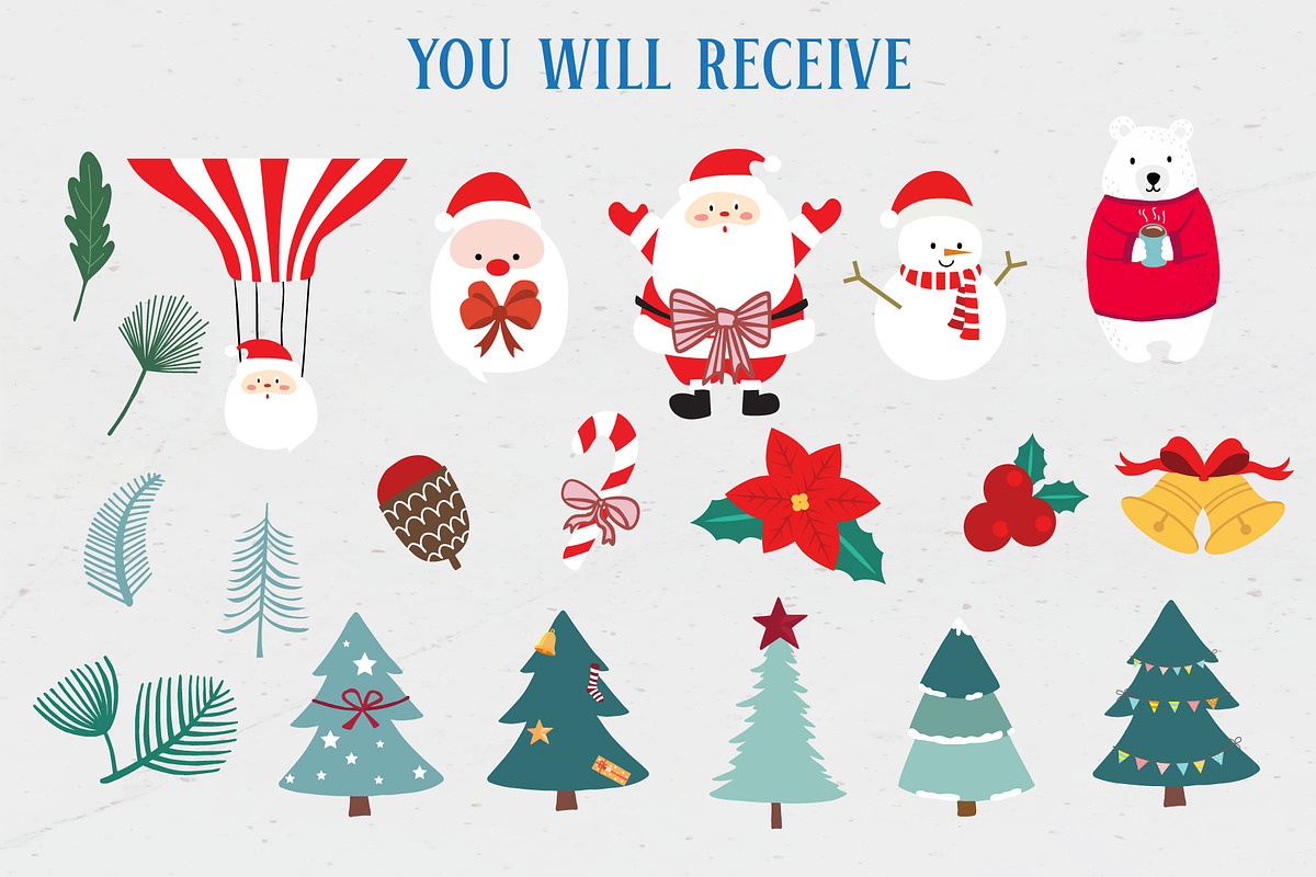 Merry christmas for kid design, a Decorative Illustration by Piixypeach (Photo 2 of 8)