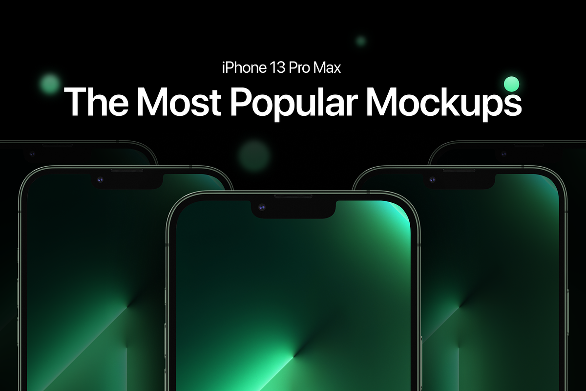 Top 12 iPhone 13 Pro Max Mockups, an iPhone Mockup by 360 Mockups (Photo 1 of 7)