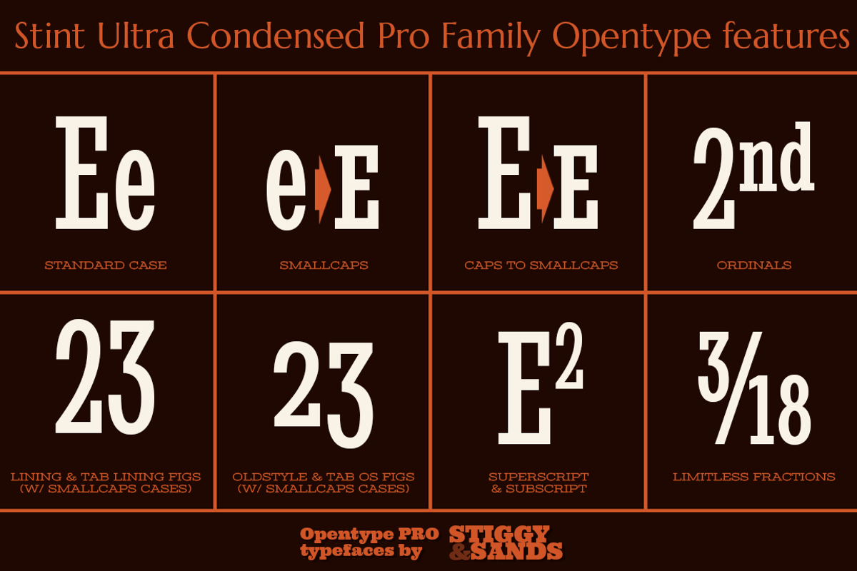 Stint Ultra Condensed Pro Family preview 4