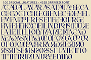 452B Sparked Font, a Serif Font by 177Studio (Thumbnail 8 of 8)