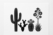 60 Desert Cactus Floral Silhouette, a Seasonal Illustration by Amazin_art (Thumbnail 11 of 21)
