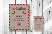Vintage Elf Adoption Certificates, a Card Template by P.F. Creative Lab (Thumbnail 1 of 2)