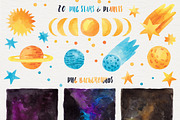 Starry Night, Pattern Pack, a Pattern Graphic by Stella's Graphic Supply (Thumbnail 3 of 6)