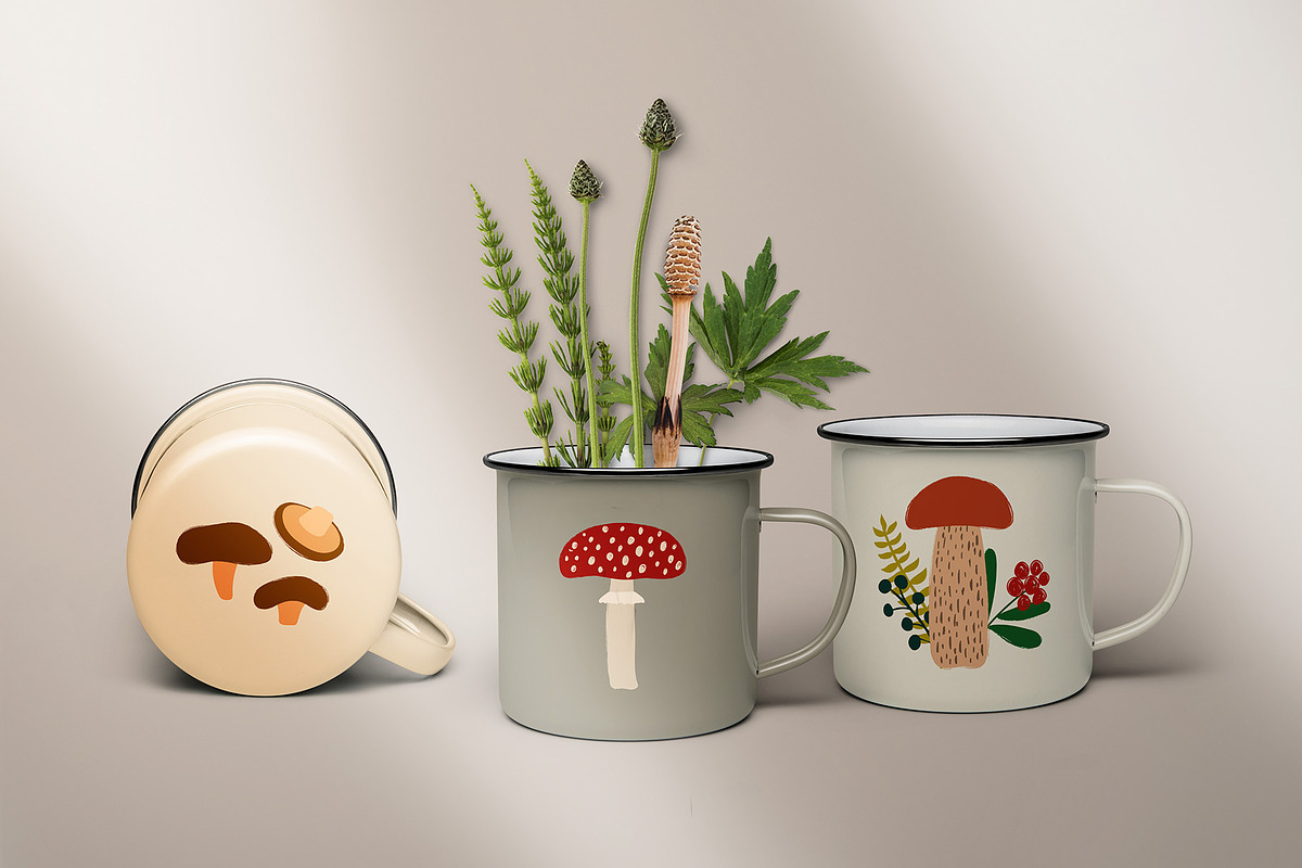 Go for Mushrooms. Forest Collection., a Food Illustration by Annakniaz (Photo 6 of 11)