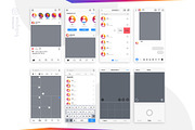Instagram Screen Interfaces, a Social Media Template by karnofff (Thumbnail 4 of 7)