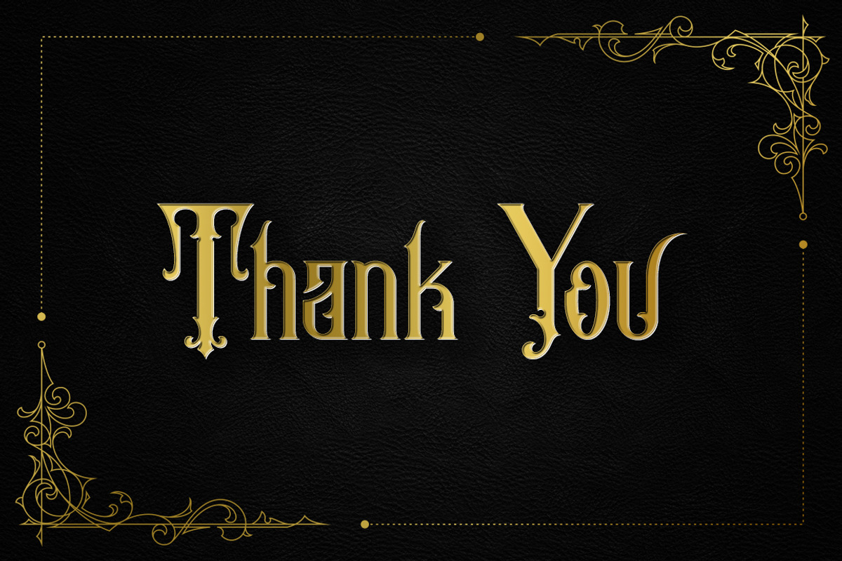 Bogus Jack - Blackletter Font, a Blackletter Font by RockboyStd (Photo 13 of 13)