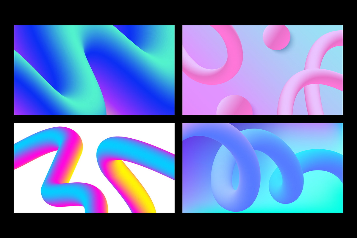 Abstract Shapes Graphics Set, a Background Graphic by Finevector (Photo 2 of 11)