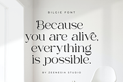 Bilgie - Chique Serif Font, a Serif Font by zeenesia (Thumbnail 13 of 19)