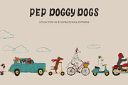 Pep Doggy Dogs, an Animal Illustration by Annakniaz (Thumbnail 1 of 11)