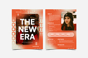 Influencer Press Kit Template, a Resume Template by vinyljunkie (Thumbnail 2 of 8)