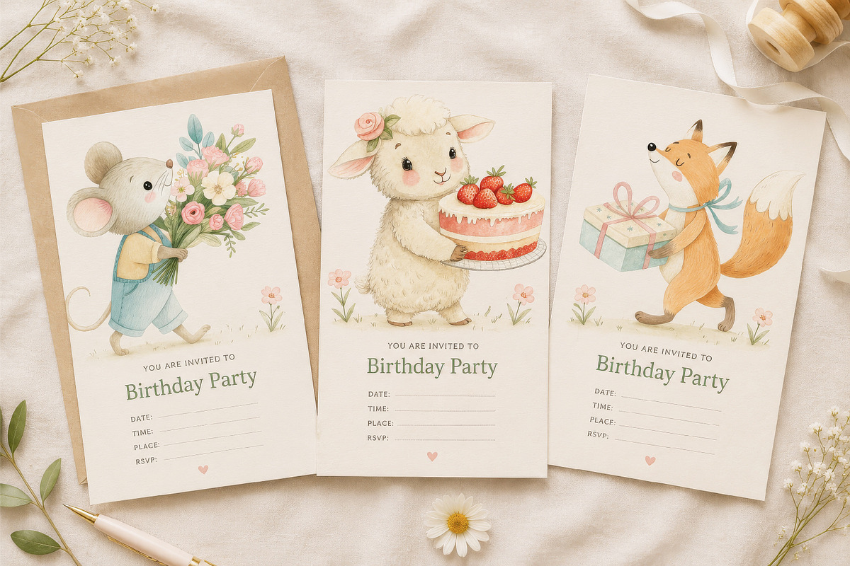 Woodland Animals Watercolor Clipart, an Object Graphic by AnnMsl Lab (Photo 3 of 7)