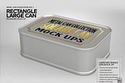 Large Rectangle Tin Packaging Mockup, a Cups & Container Mockup by INCDesign (Thumbnail 2 of 5)