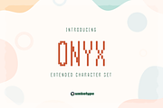 Onyx Pixel Game Font, a Font by alpercakici (Thumbnail 1 of 10)
