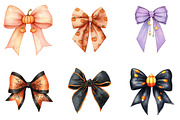 Halloween Coquette Bow Clipart Bundl, an Illustration by DreamArtGraphic (Thumbnail 4 of 5)