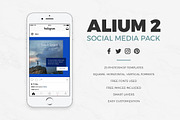 ALIUM 2 | Social Media Pack, a Social Media Template by laaqiq (Thumbnail 2 of 7)