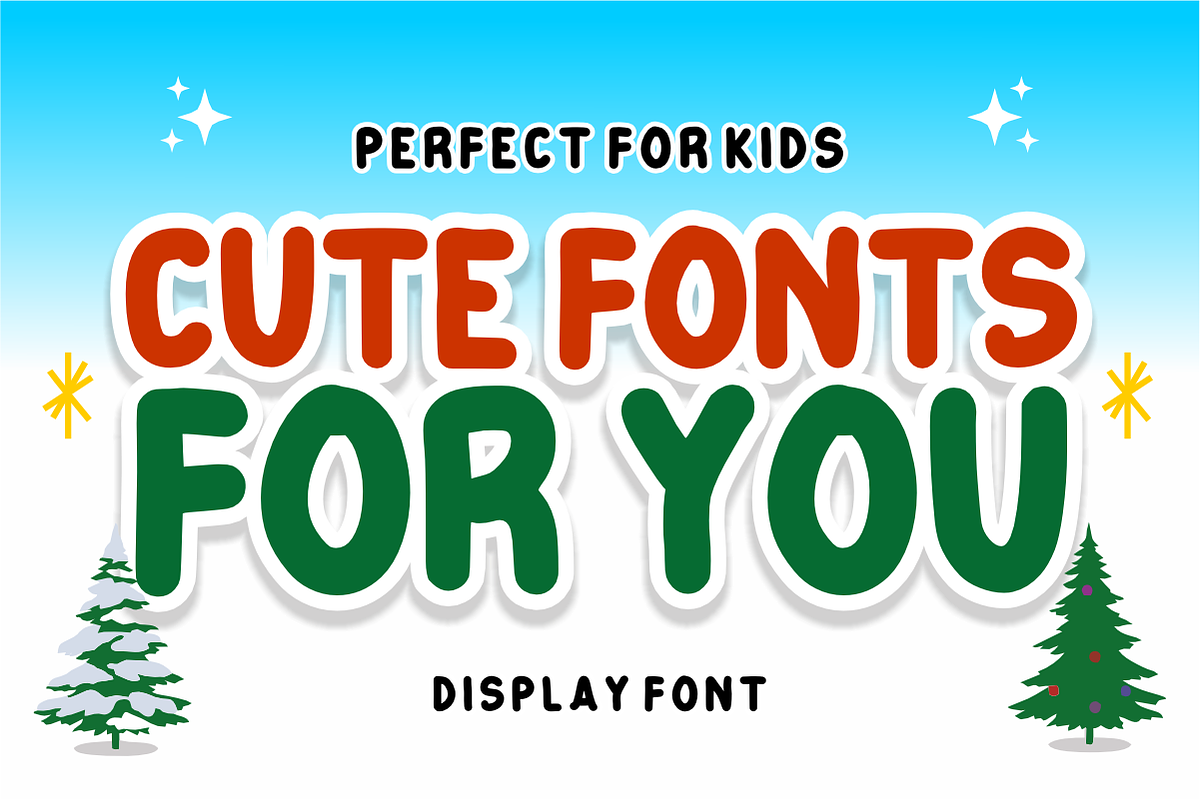 Cute Santa - Christmas Display Font, a Handwritten Font by KiddoGlyphs Studio (Photo 2 of 4)