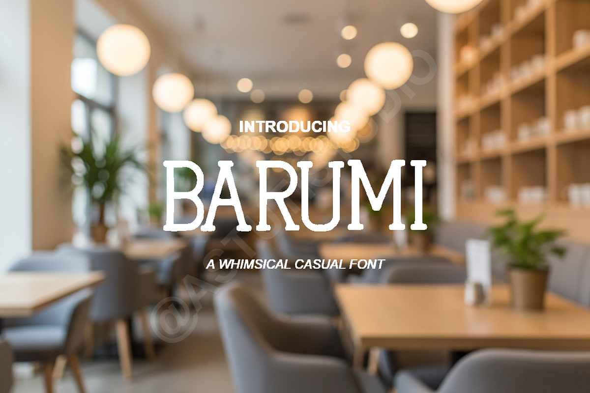 Barumi Playful Handwritten Font | Cu, a Font by Astuti Studio (Photo 1 of 14)