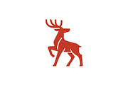 Minimal Deer Vector Logo, a Branding & Logo Template by Vectorium Studio (Thumbnail 1 of 2)