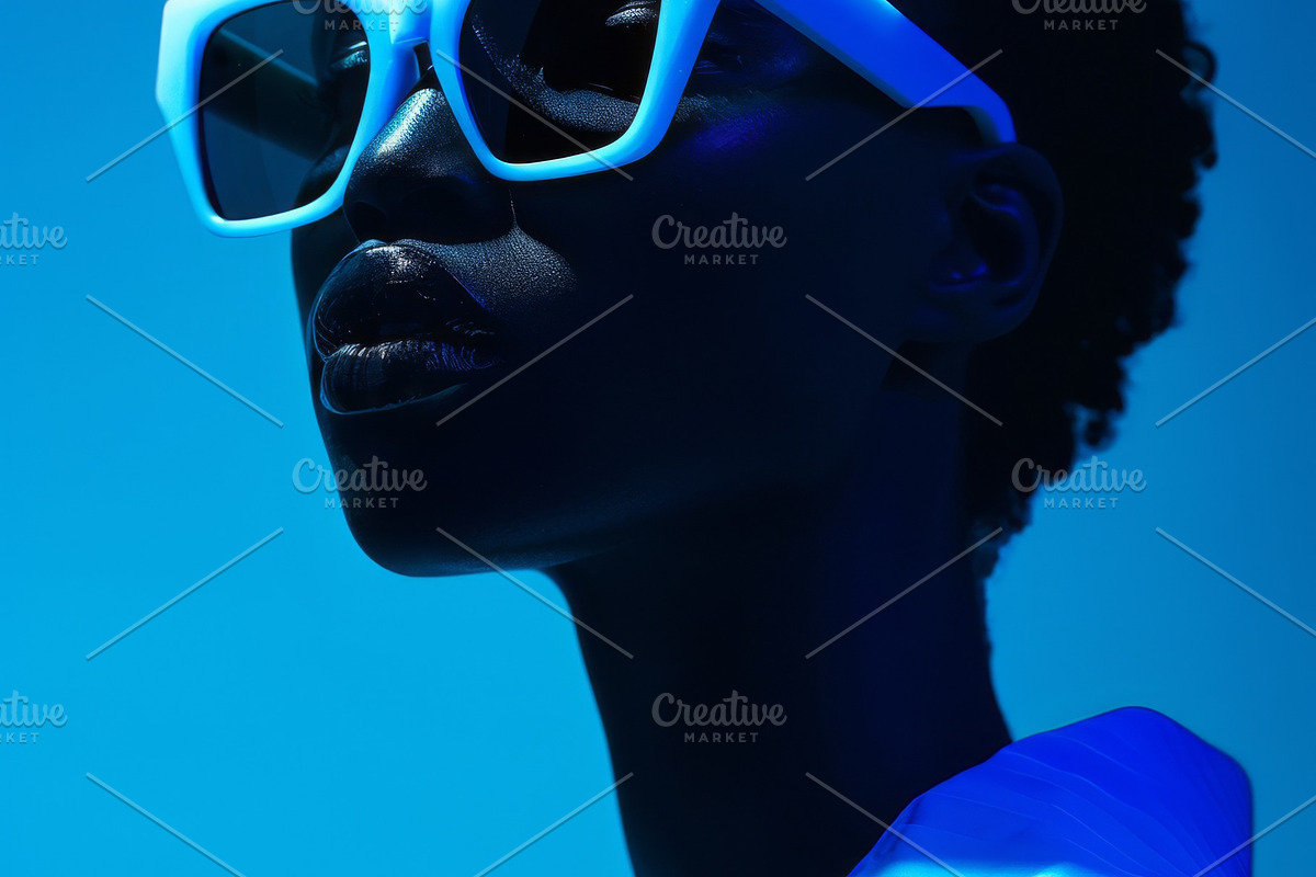 109 Fashion models in sunglasses, a Beauty & Fashion Photo by Handmadefont (Photo 95 of 113)