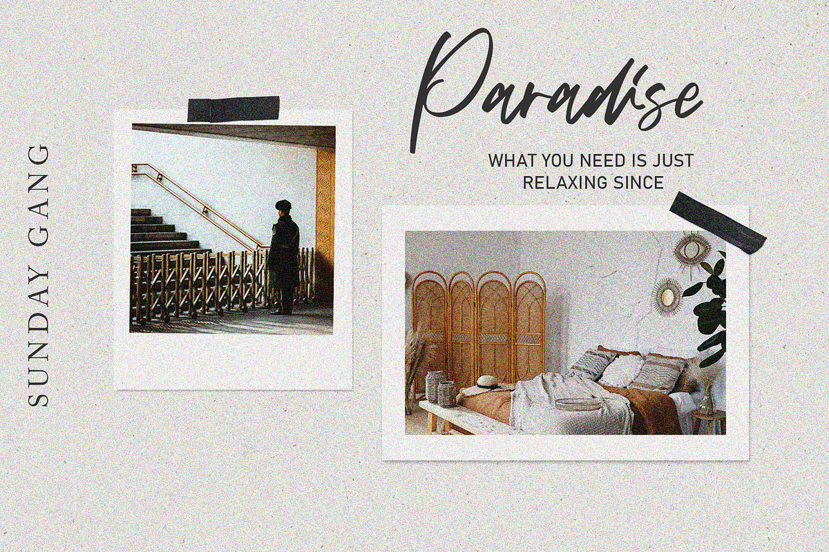 Sunday Gang - Handwritten Font preview 2