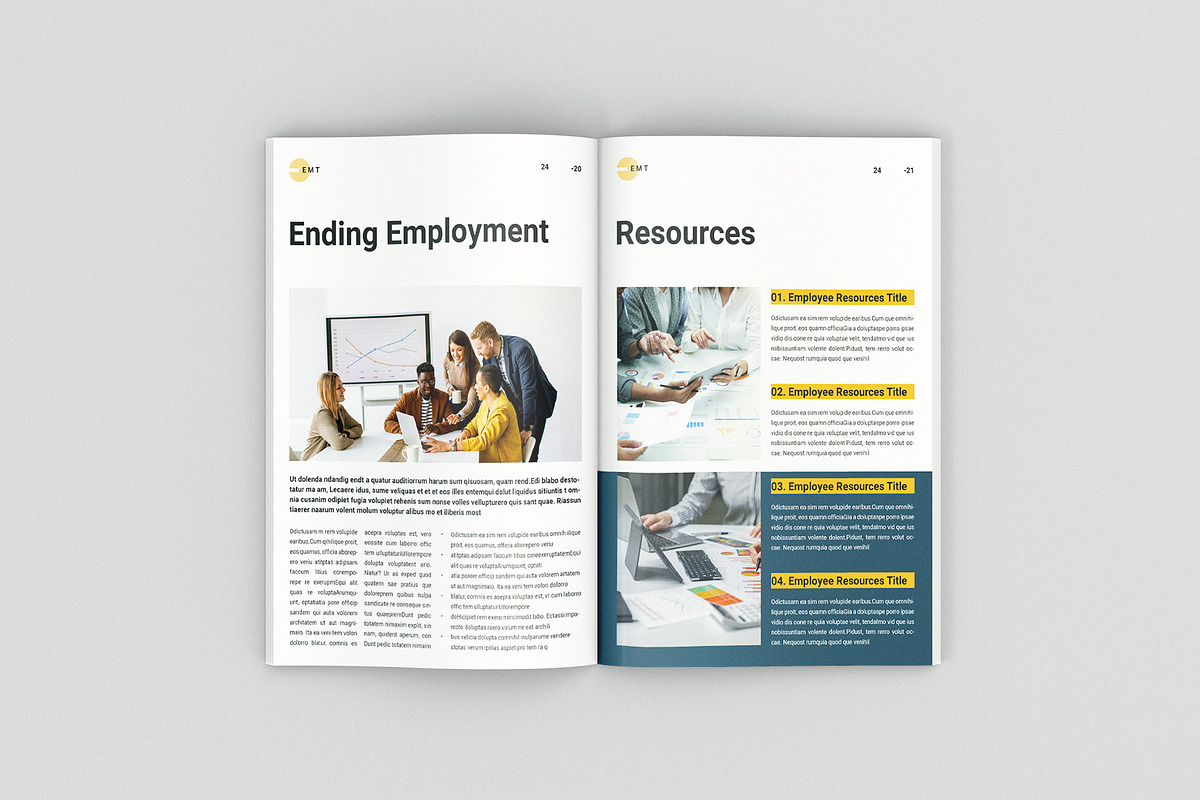 The Employee Handbook Template, a Brochure Template by ArtisanaAura (Photo 11 of 14)