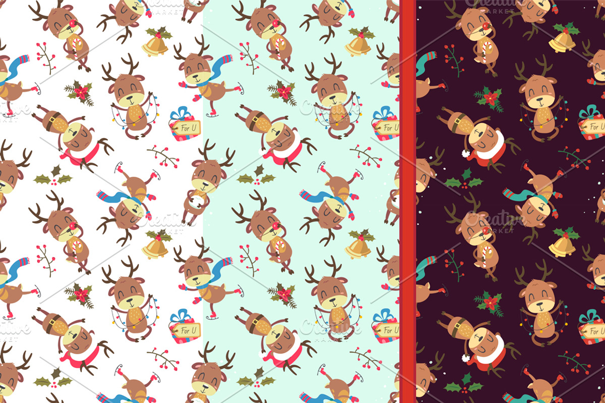 Christmas deers set, an Object Graphic by SunnyWS (Photo 6 of 8)