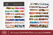VVDS Realistic Gouache Studio, a Brush Add-On by Vintage Voyage Supply (Thumbnail 8 of 10)