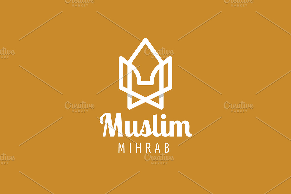mosque logo vector icon illustration, a Branding & Logo Template by Dyn Studio