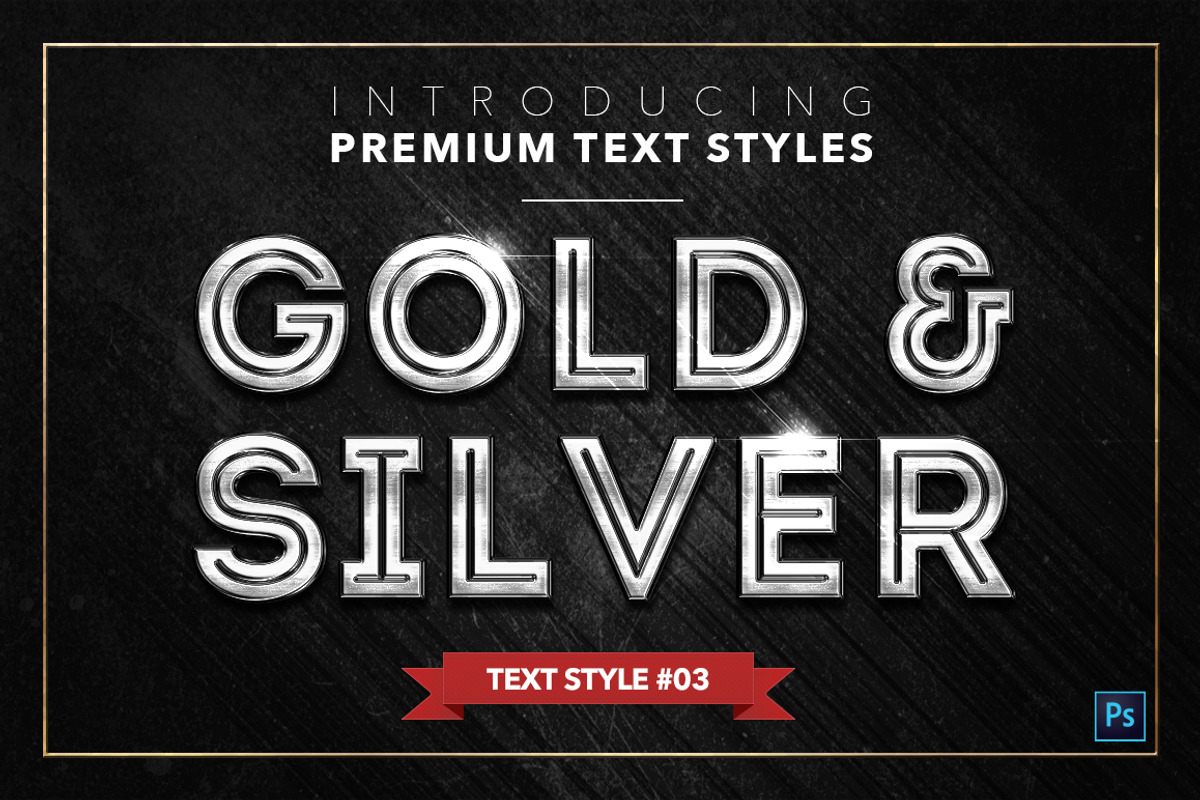 Gold & Silver #2 - 20 Text Styles preview 4