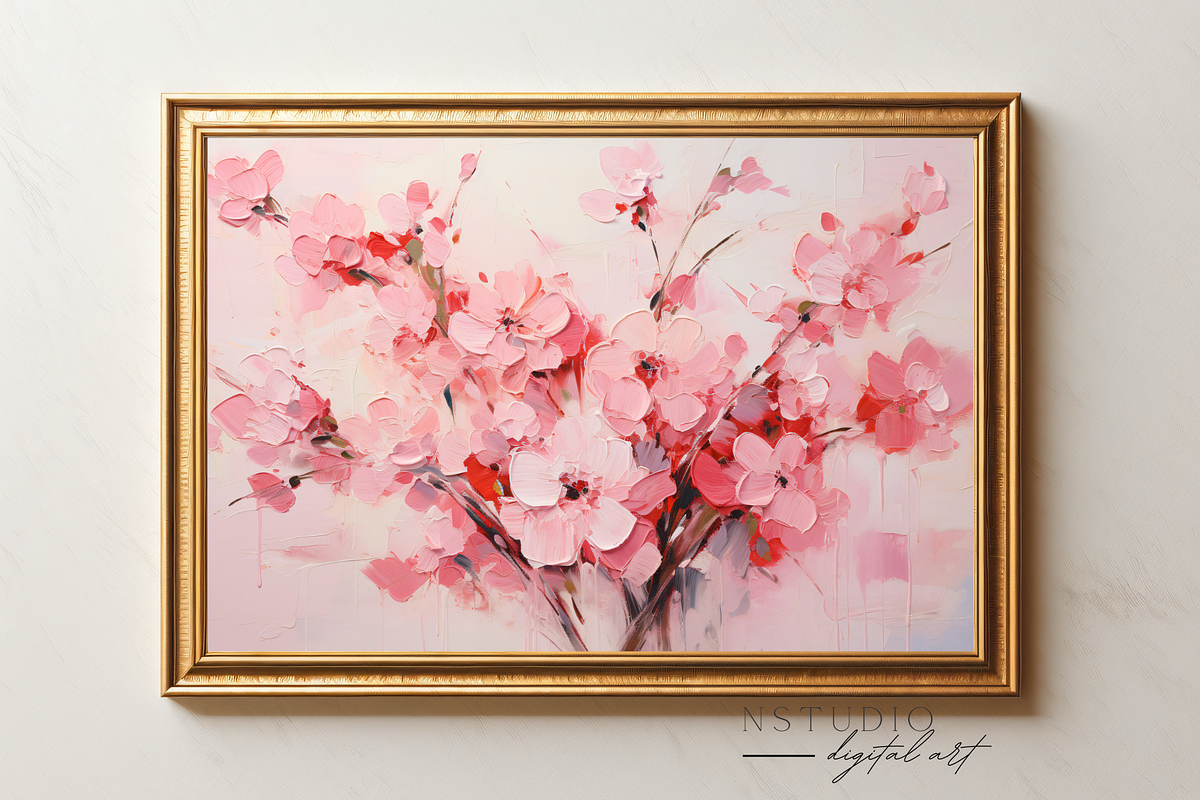 Oil Painting Print-Sweet Pea Whisper, a Decorative Illustration by NSTUDIO (Photo 1 of 9)