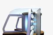 TV Studio Desk Collection (12 PCS), a Furniture 3D Model by akerStudio (Thumbnail 84 of 153)