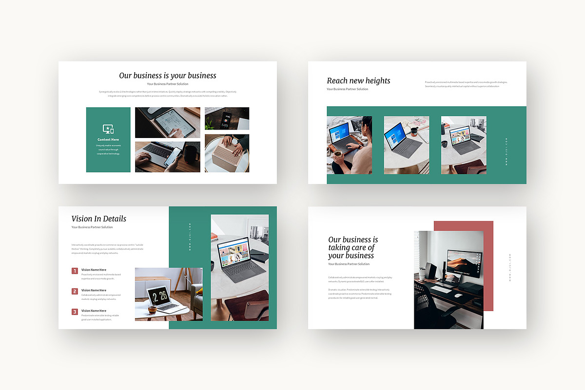 Ojsi : Tech Business Powerpoint, a Presentation Template by Punkl Camp (Photo 8 of 16)