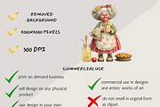 FUNNY OLD LADIES WITH DRINK CLIPART, a Person Illustration by Daring Digies (Thumbnail 7 of 10)