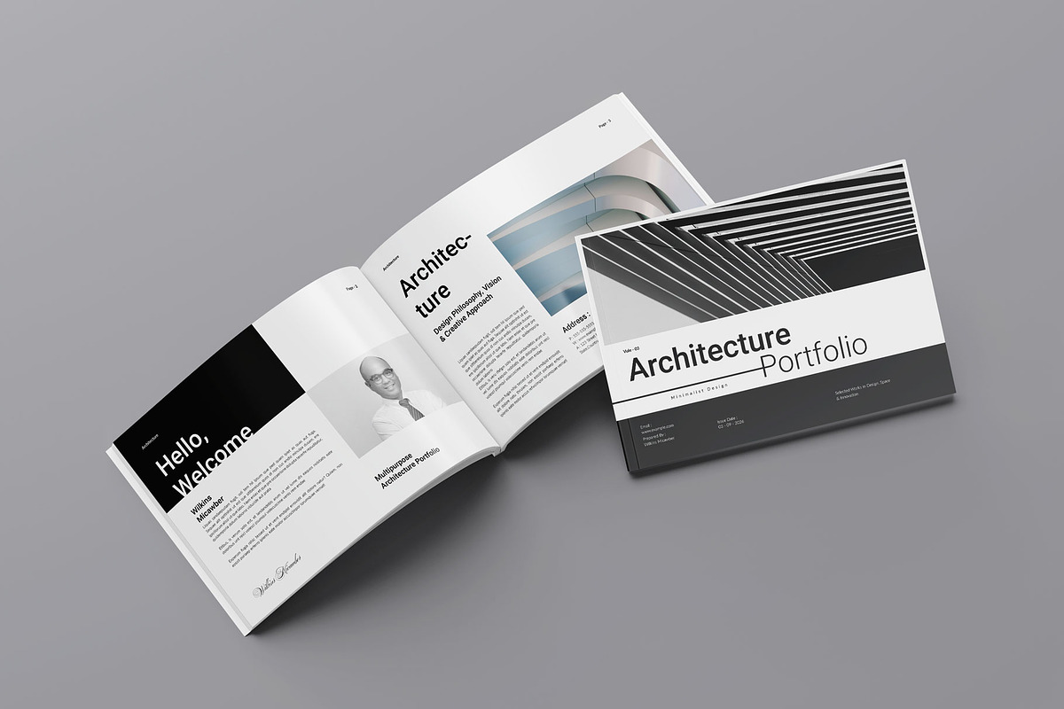 Architecture Landscape Template, a Brochure Template by Seeing-art (Photo 2 of 10)
