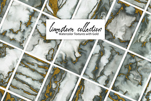 Limestone Watercolor Textures