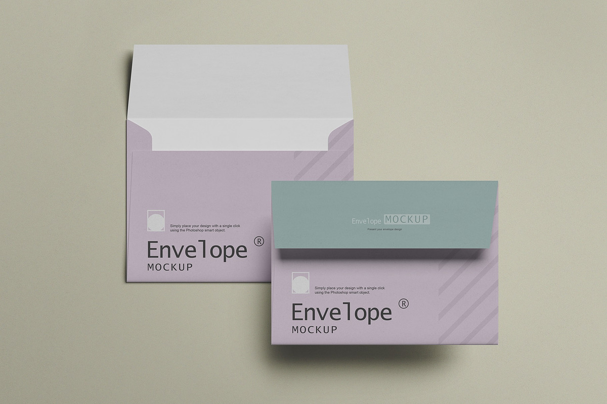 Envelope Mockup, a Stationery Template by Tahtagraphic (Photo 2 of 7)
