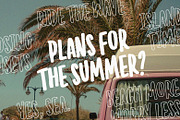 Vacances Layered Condensed Font, a Handwritten Font by Ef Studio (Thumbnail 8 of 12)