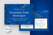 Aesthetic Beauty Salon Card Template, a Card Template by artbart (Thumbnail 1 of 6)