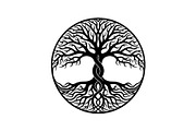Tree of Life Circle SVG Bundle, an Illustration by Gfx_Store (Thumbnail 37 of 50)